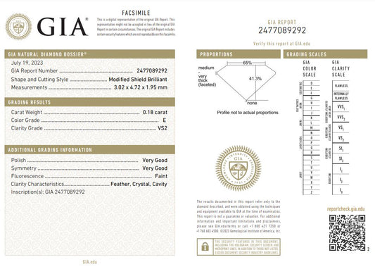 4.7x3mm - Half-Moon Diamonds Certificated (DIMK656)