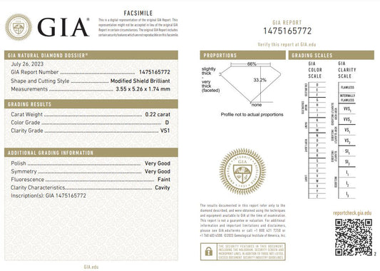 5.2x3.5mm - Half-Moon Diamonds Certificated (DIMK657)