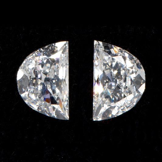 5.3x3.5mm - Half-Moon Diamonds Certificated (DIMK658)