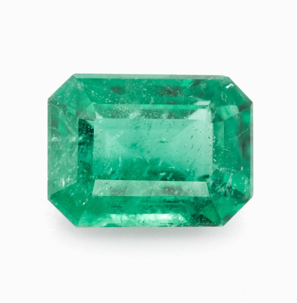 7.76x5.8mm Octagonal Zambian Emerald - Certificated (EME013)