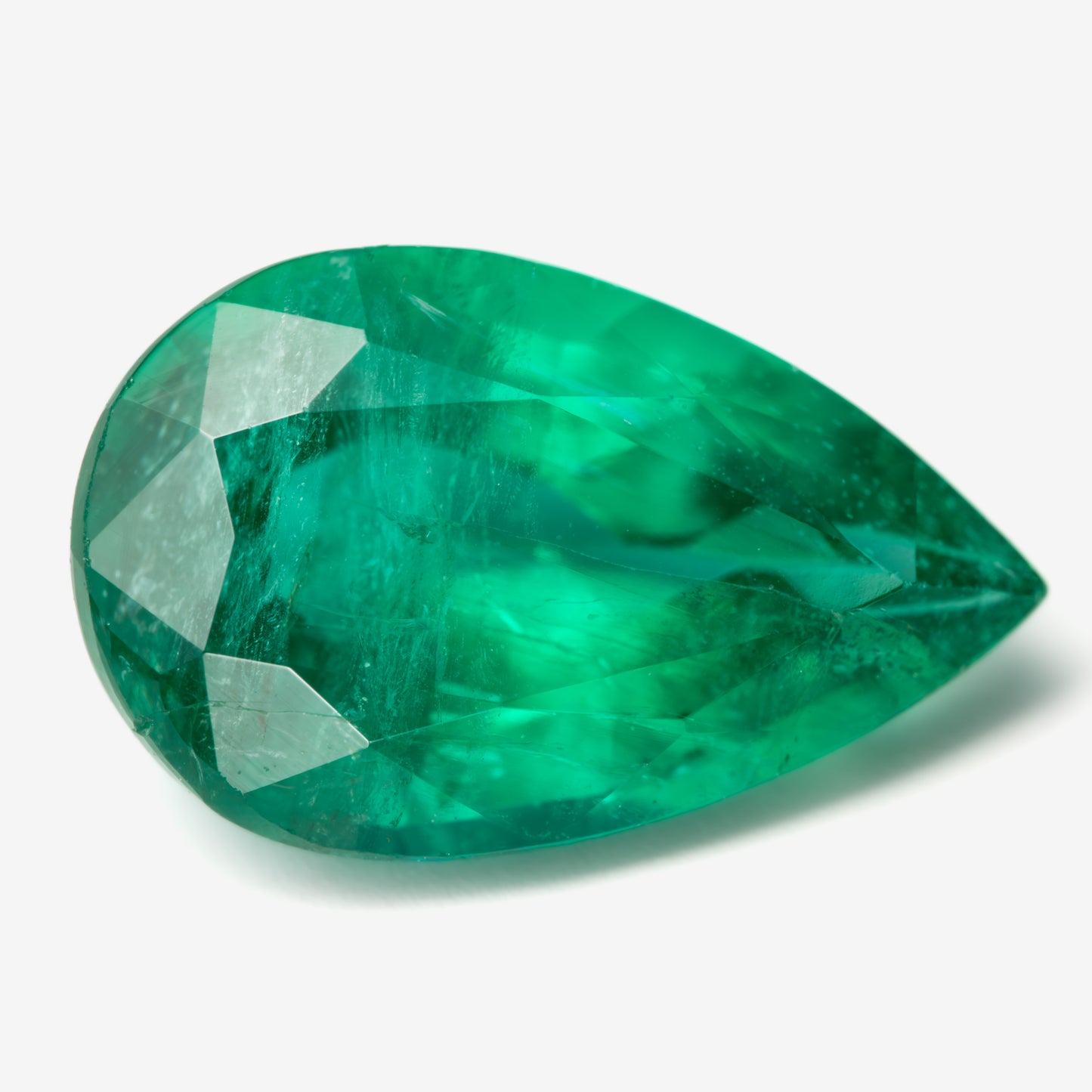 9.59x6.07mm Pear-Shape Emerald - Certificated (EMP011)