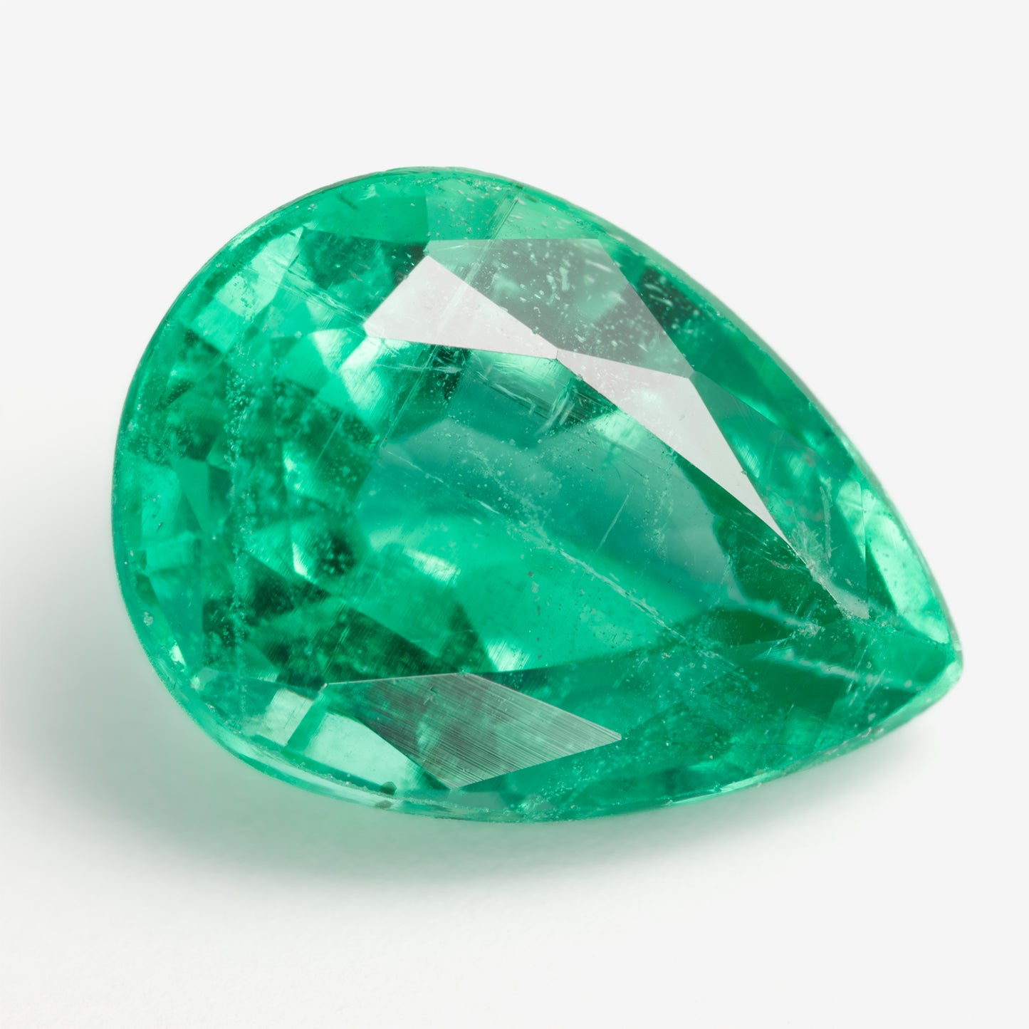 8.09x5.96mm Pear-Shape Emerald - Certificated (EMP012)