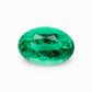 6.94x4.68mm Oval Zambian Emerald - Certificated (EMV127)