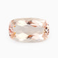 10x6mm Oval Cushion Morganite (MOGCU106)