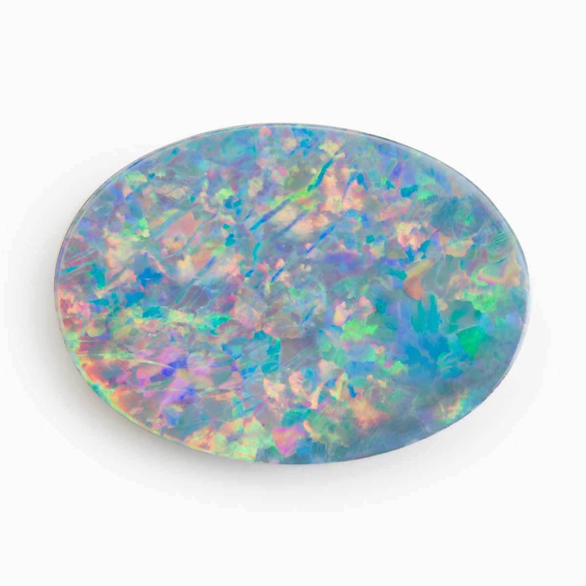 18.11x13.01x3.22mm Oval Opal Doublet (OPDV1813A)