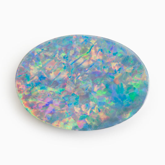 18.11x13.01x3.22mm Oval Opal Doublet (OPDV1813A)