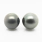 11mm Tahitian Black Cultured Half-Drilled Pearl (PSTR1100)