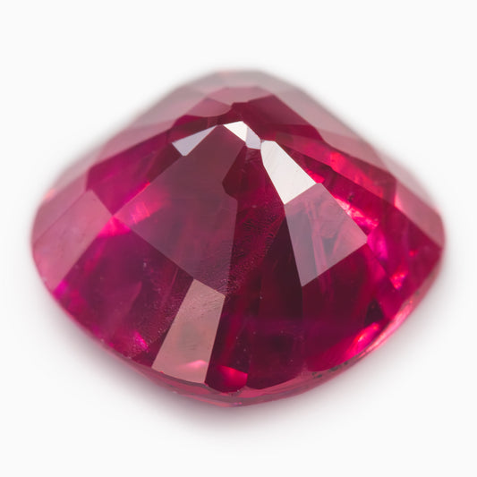 6.07x6.04mm Cushion Ruby - Certificated (RUCU002)