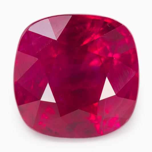 6.07x6.04mm Cushion Ruby - Certificated (RUCU002)