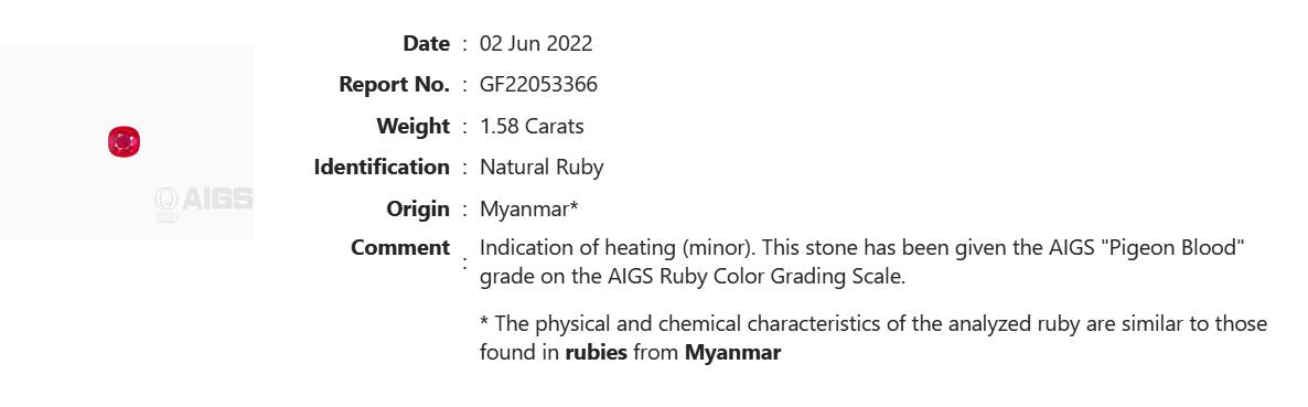 6.56x6.36mm Cushion Ruby - Certificated (RUCU007)
