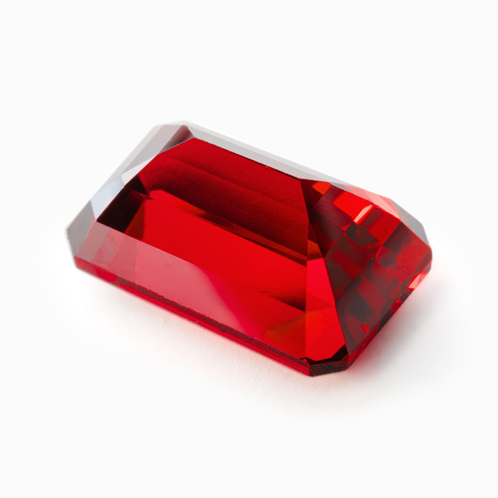 7.43x4.76mm Octagonal Mozambique Ruby - Un-Heated - Certificated (RUE006) [SOLD]