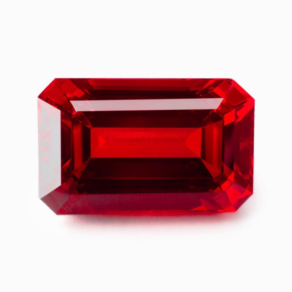 7.43x4.76mm Octagonal Mozambique Ruby - Un-Heated - Certificated (RUE006) [SOLD]