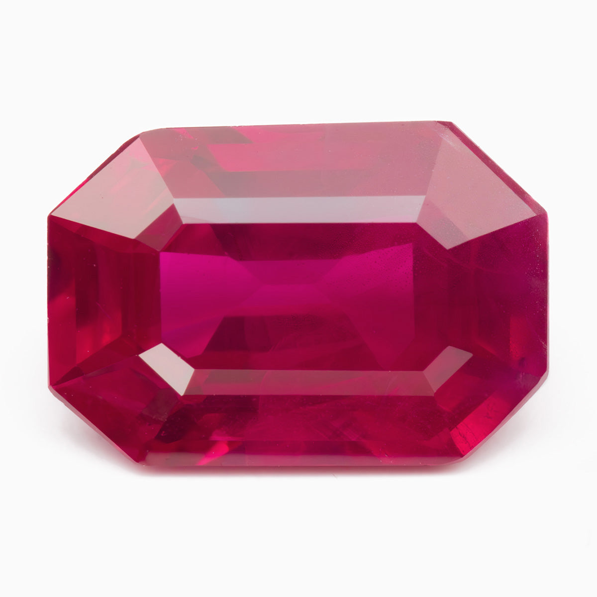 Ruby Rue Perhaps 7.00x4.81mm Octagonal Ruby Certificated (RUE007) – R.M.Weare & Company Ltd.