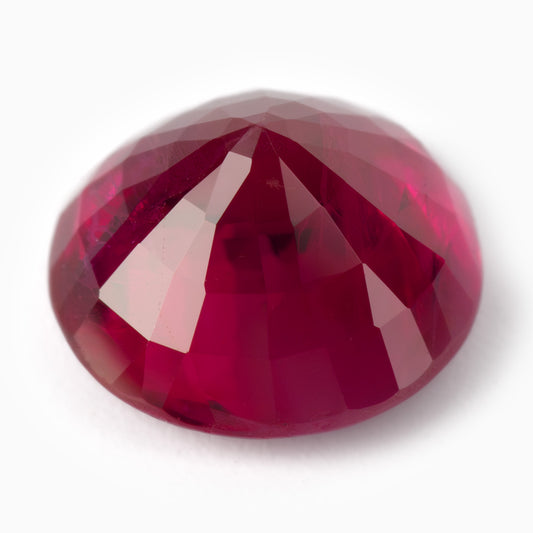 5.93-5.90mm Round Burmese Ruby - Certificated (RUR60G)