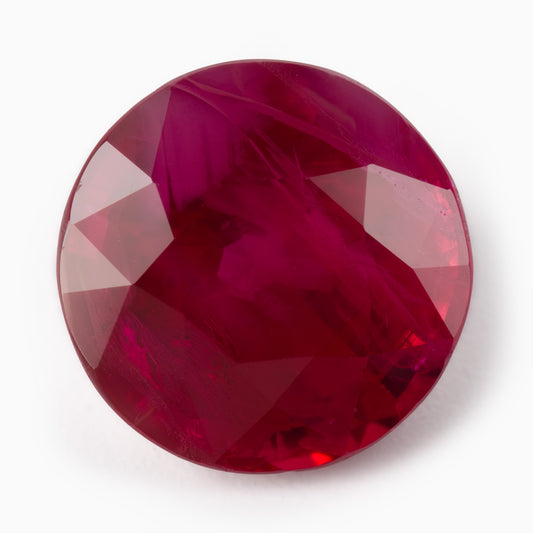 5.93-5.90mm Round Burmese Ruby - Certificated (RUR60G)