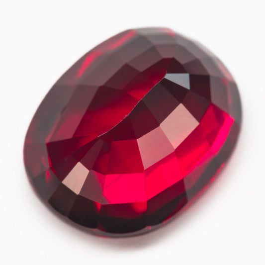 7.10x5.65mm Oval Mozambique Unheated Ruby - Certificated (RUV117)