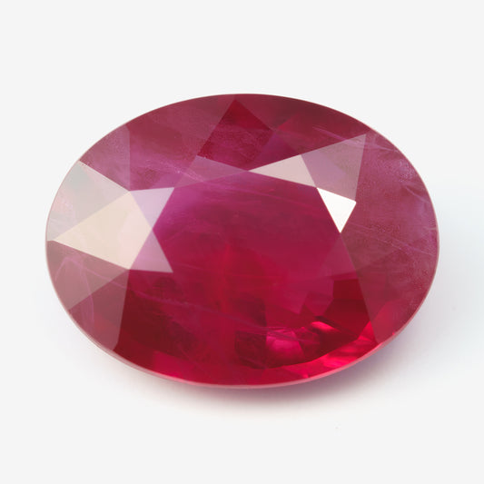 7.96x6.10mm Oval Ruby - Certificated (RUV122)
