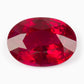 7.26x5.20mm Oval Burmese Ruby - Certificated (RUV75AAX)
