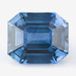 8.93x7.60mm Octagonal Madagascan Sapphire - Certificated (SACE015)