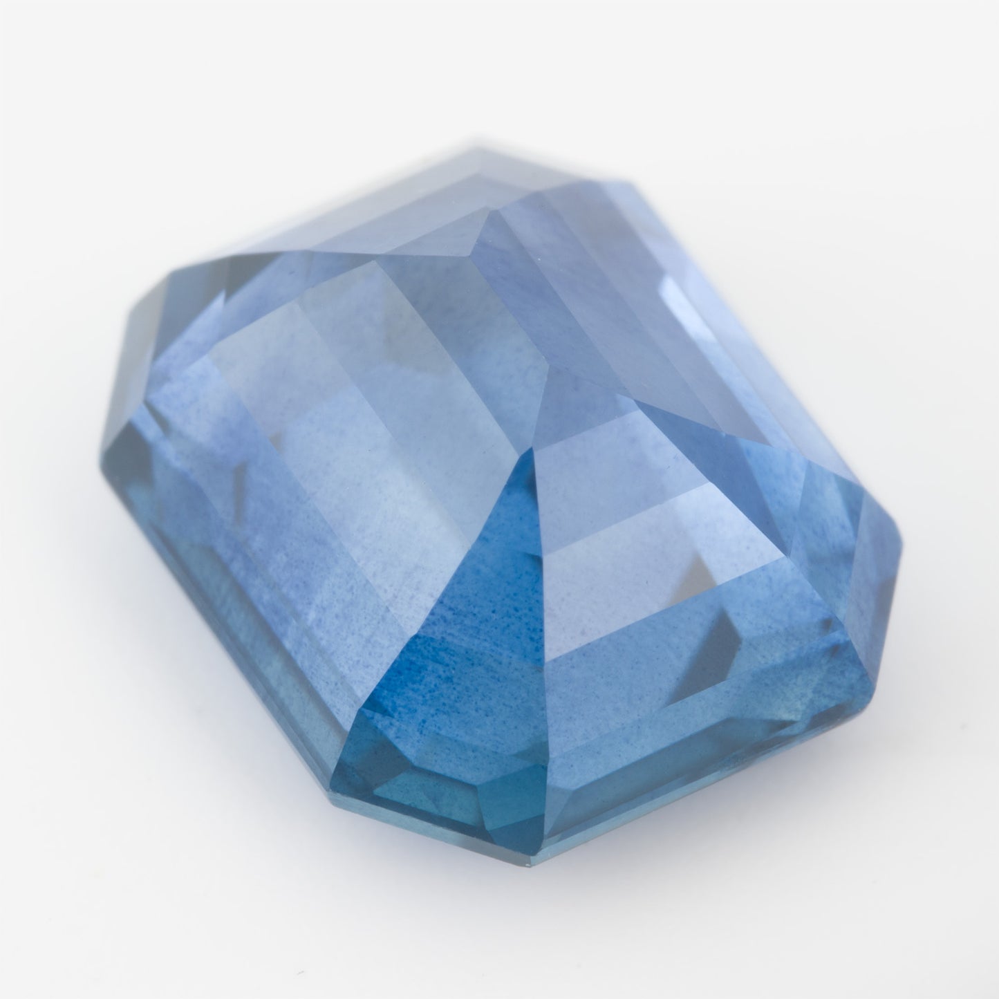 8.93x7.60mm Octagonal Madagascan Sapphire - Certificated (SACE015)