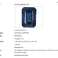 7.08x5.05mm Octagonal Madagascan Sapphire Certificated (SACE127)