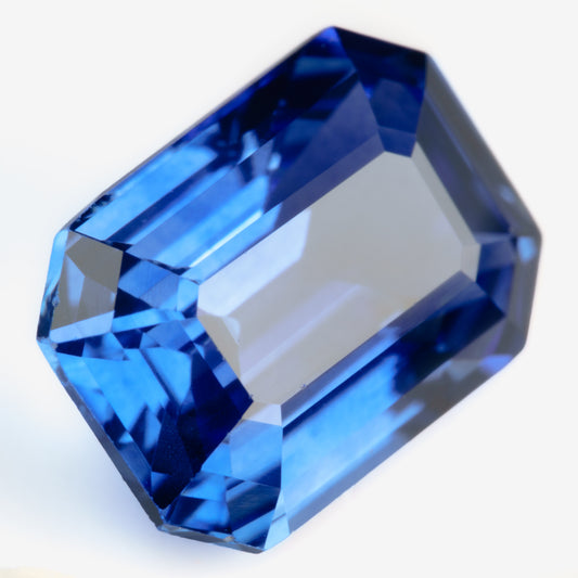 6.94x4.92mm Octagonal Ceylon Sapphire Certificated (SACE137)