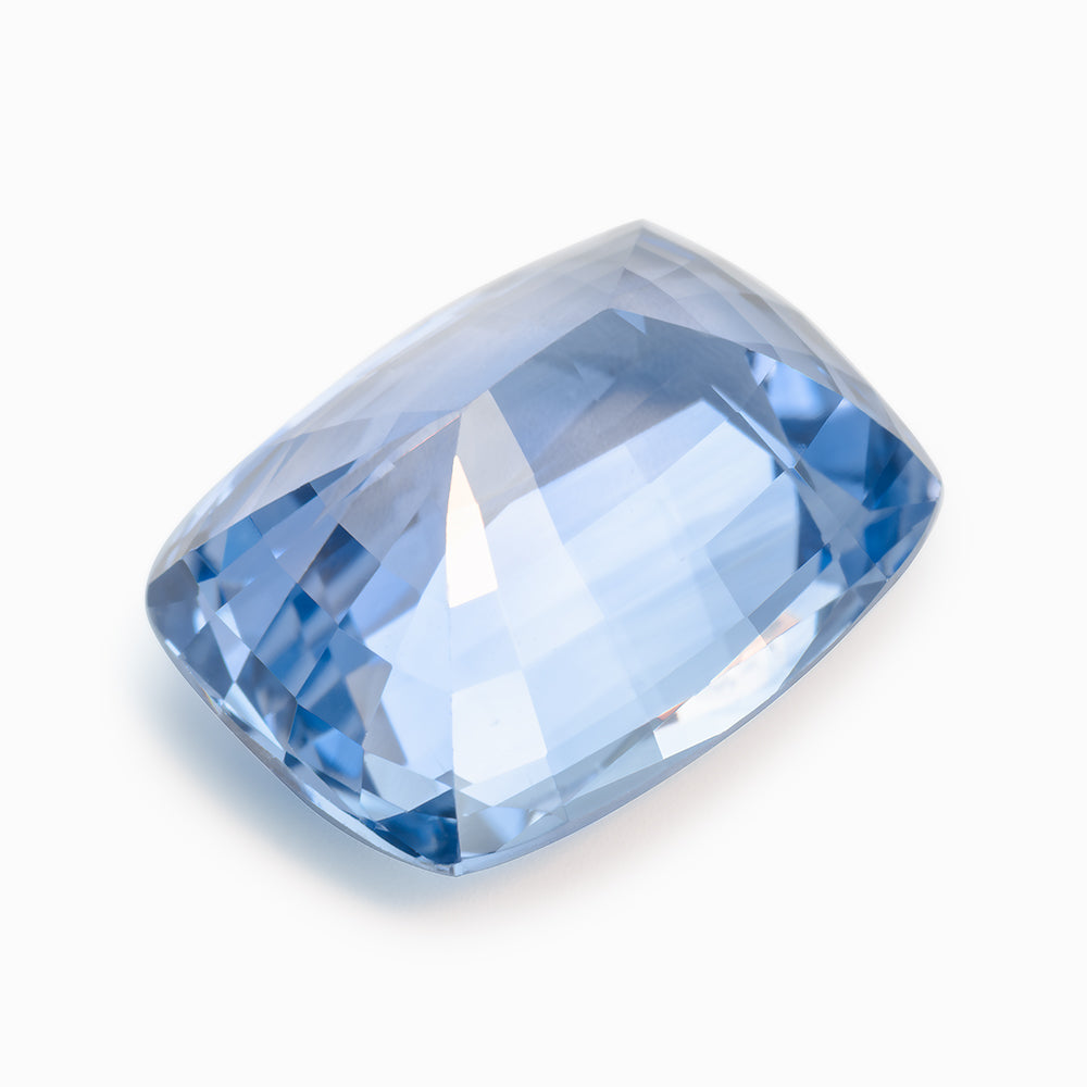 9.07x7.02mm Cushion Ceylon Sapphire - Certificated (SACU002)