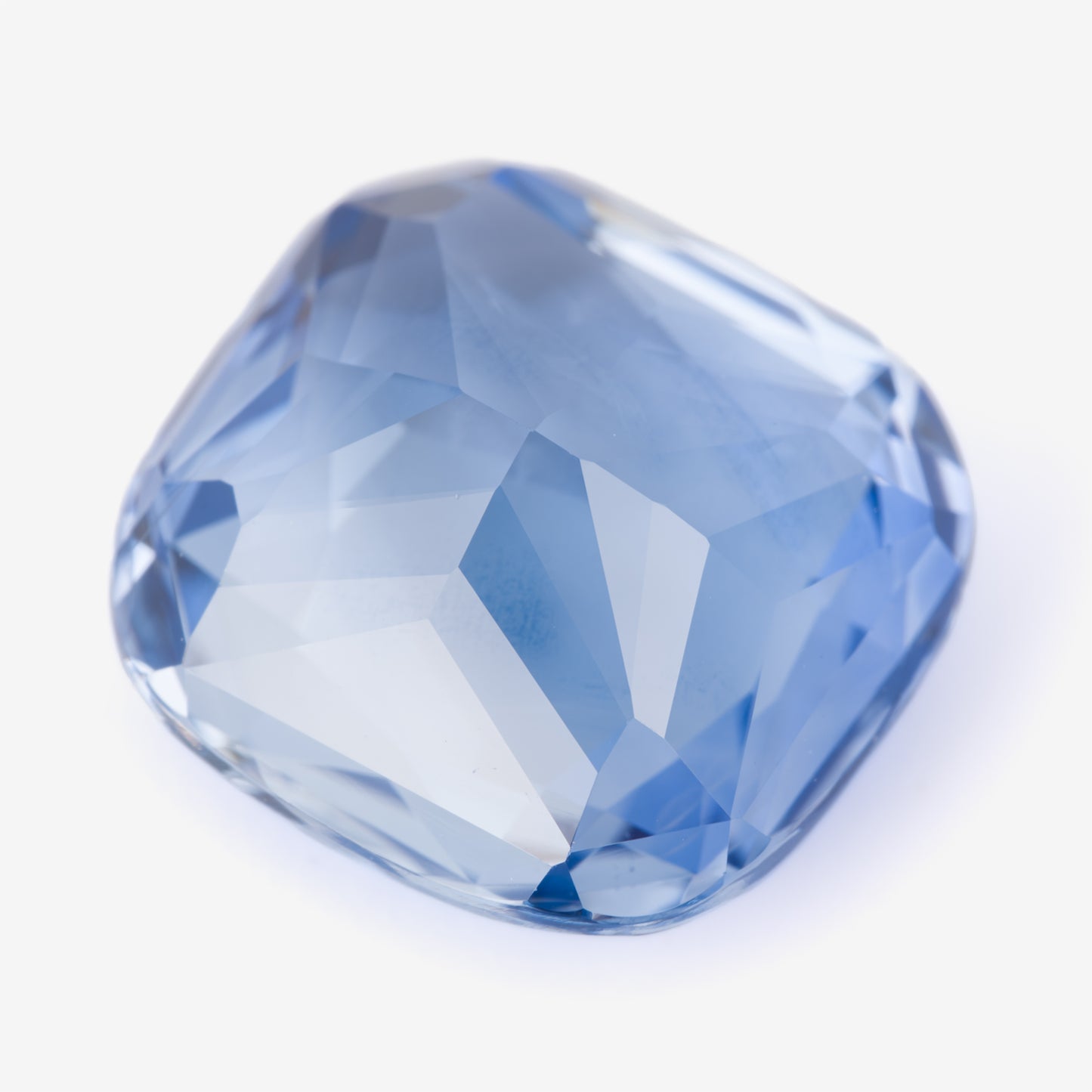8.38x8.18mm Cushion Ceylon Sapphire - Certificated (SACU007)