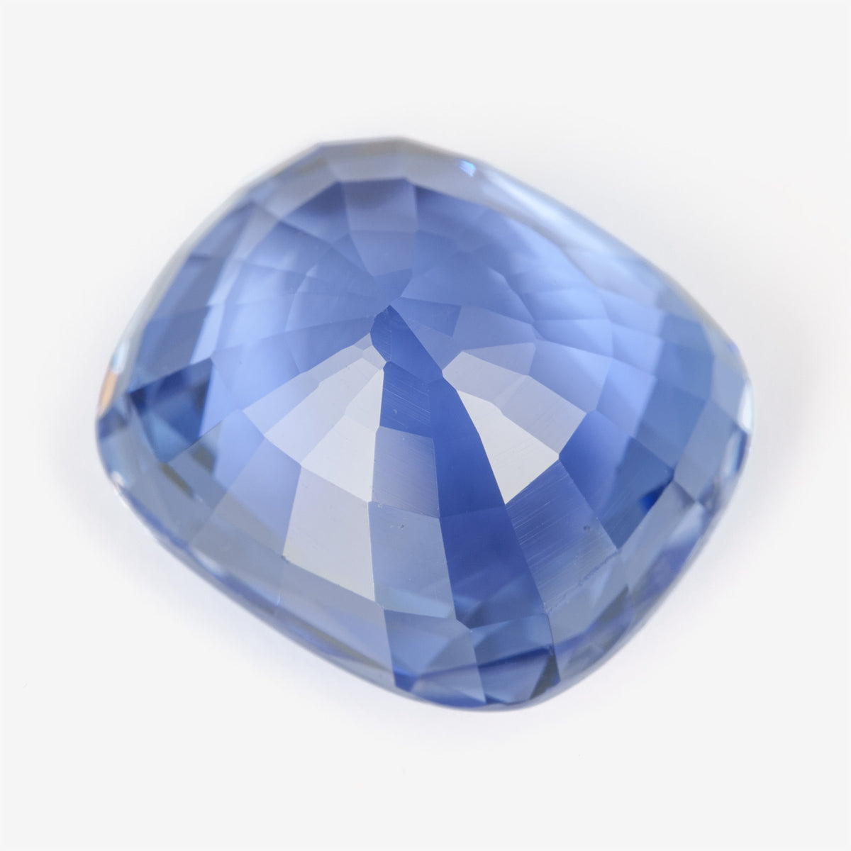 8.66x7.56mm Cushion Ceylon Sapphire - Certificated (SACU008)