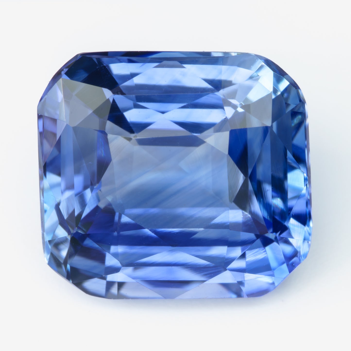 7.71x7.17mm Cushion Ceylon Sapphire - Certificated (SACU009)