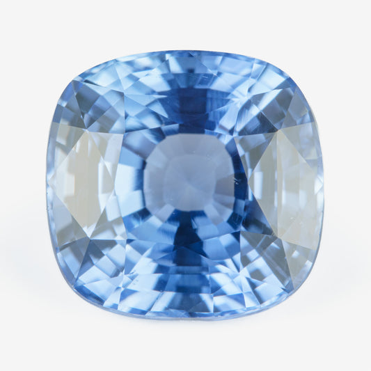 6.92x6.72mm Cushion Ceylon Sapphire - (SACU028)