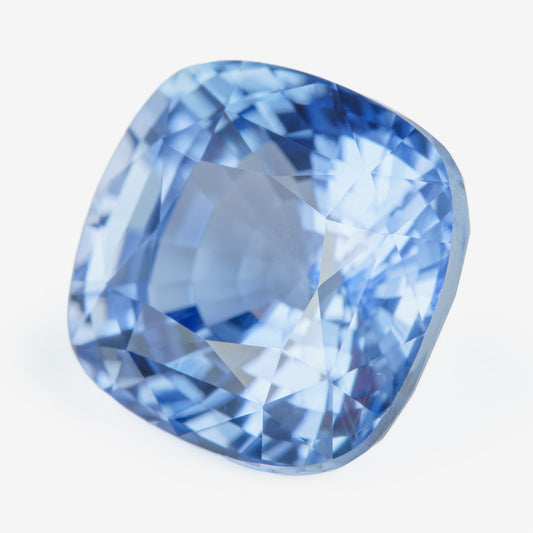 6.92x6.72mm Cushion Ceylon Sapphire - (SACU028)