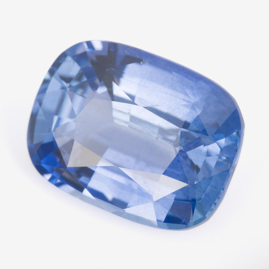 9.99x7.39mm Cushion Ceylon Sapphire - Certificated (SACU029)