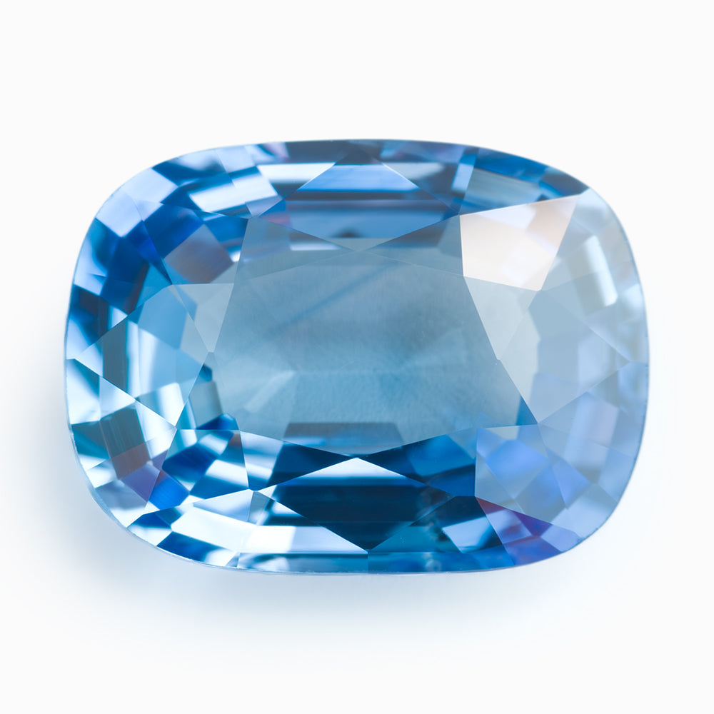 9.66x7.27mm Cushion Ceylon Sapphire (SACU97B)