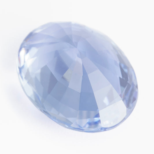8.92x6.89mm Oval Ceylon Sapphire - Certificated (SACV005)
