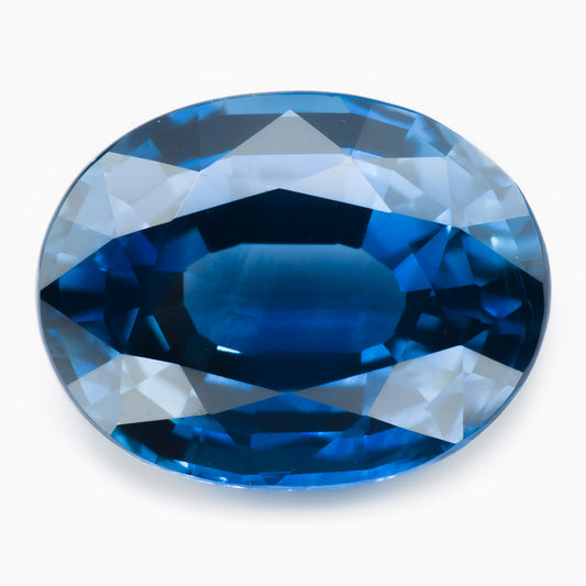 9.38x7.24mm Oval Ceylon Sapphire Certificated (SACV006)
