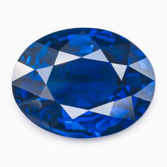 8.02x6.23mm Oval Sapphire Certificated (SACV008)