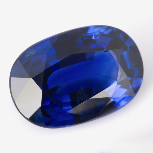 10.10x6.93mm Oval Ceylon Sapphire - Certificated (SACV026)