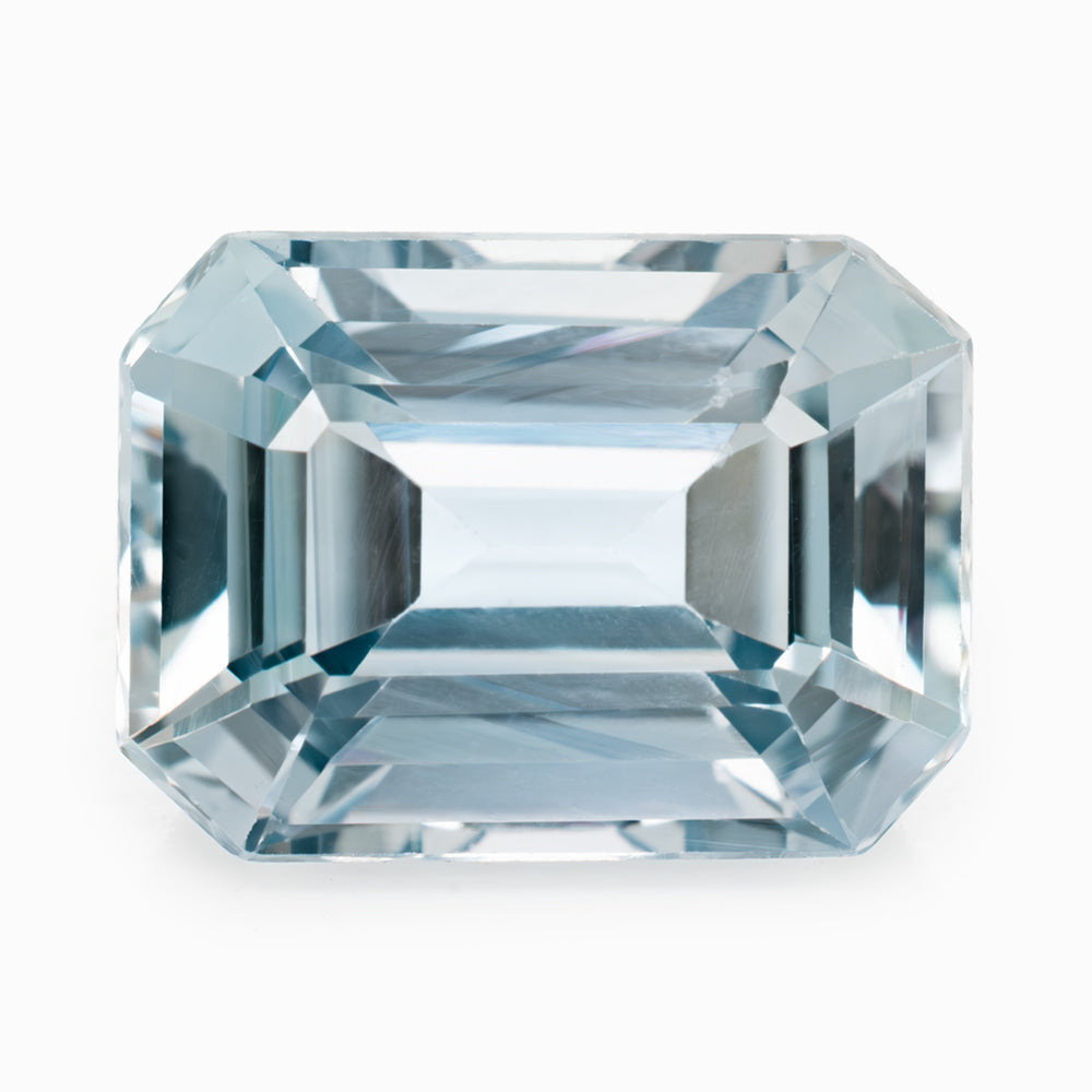 6.87x5.07mm Octagonal Grey Sapphire - Certificated (SAE001)