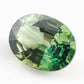9.41x7.16mm Oval Green Sapphire Certificated (SAGV014)