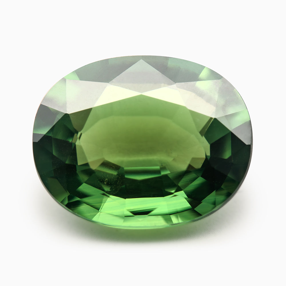 11.3x9mm Oval Green Sapphire (SAGV119)
