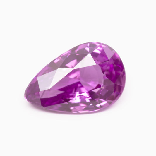 9x6mm Purple Pear-Shape Sapphire (SALP96)