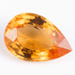 7x5mm Pear-Shape BE Orange Sapphire (SAOP75)