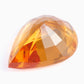 7.97x5.83mm Pear-Shape BE Orange Sapphire (SAOP86)