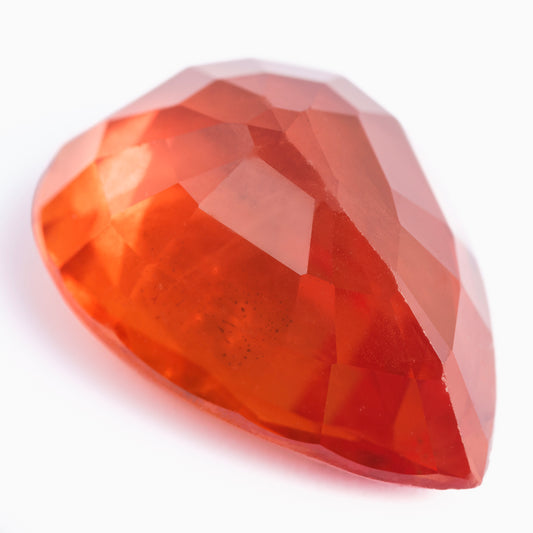 9.31x6.78mm Pear-Shape BE Orange Sapphire (SAOP97)