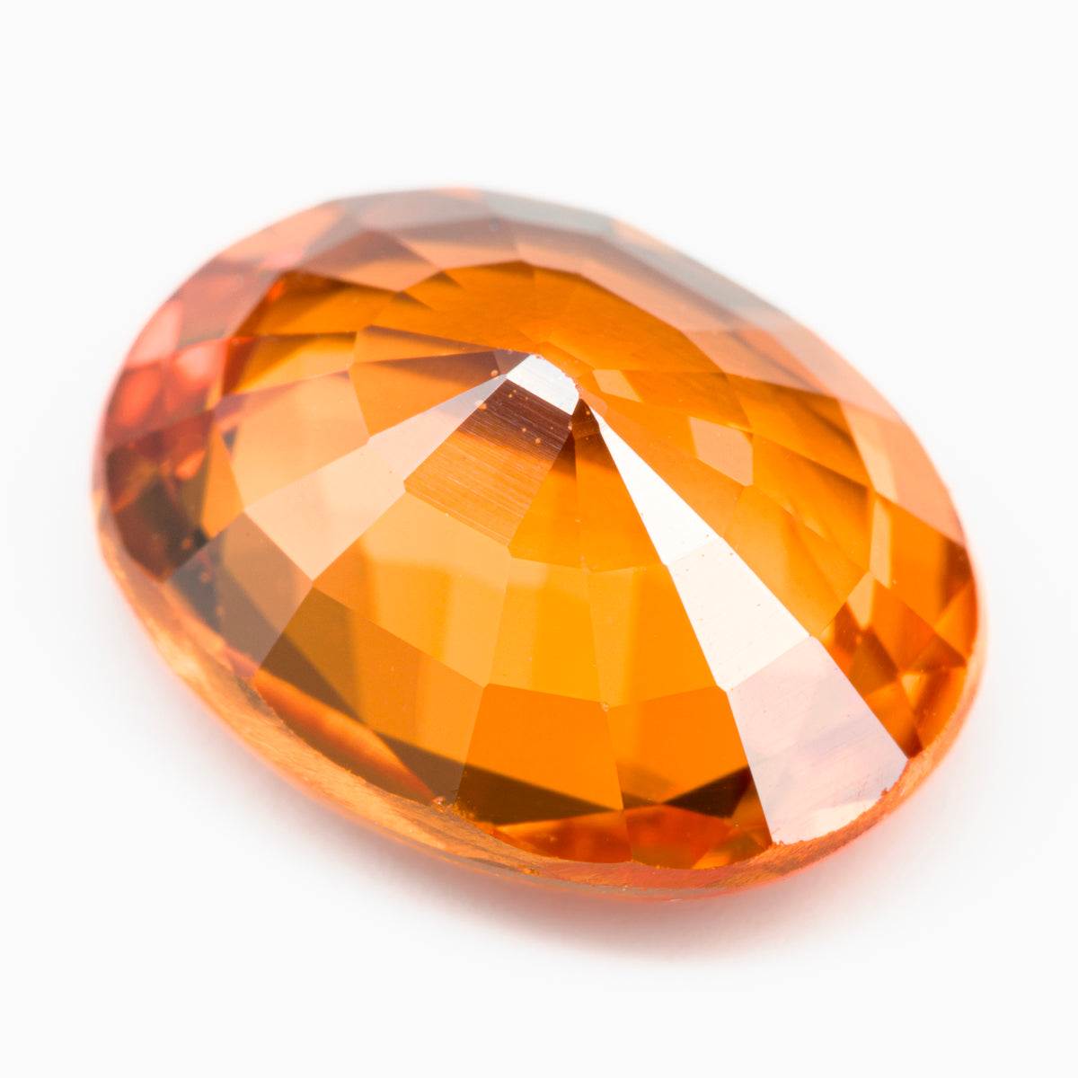 8x6mm Oval Orange BE Sapphire (SAOV86)