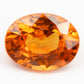 8x6mm Oval Orange BE Sapphire (SAOV86)