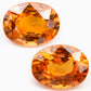 8x6mm Oval Orange BE Sapphire (SAOV86)
