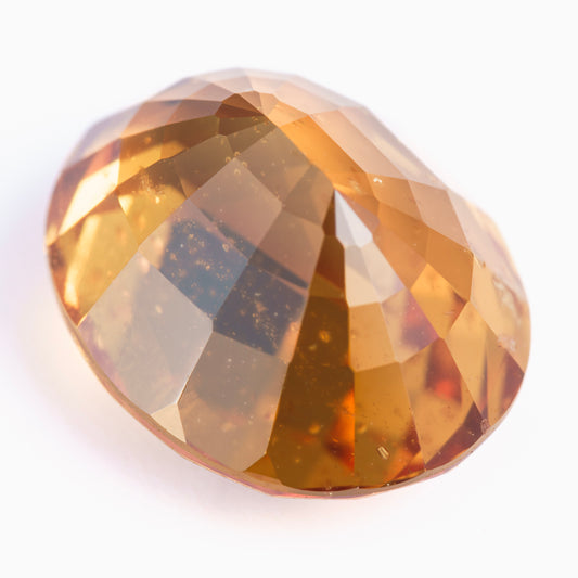 8.00x6.51mm Oval No Heat Orange Sapphire (SAOV865)