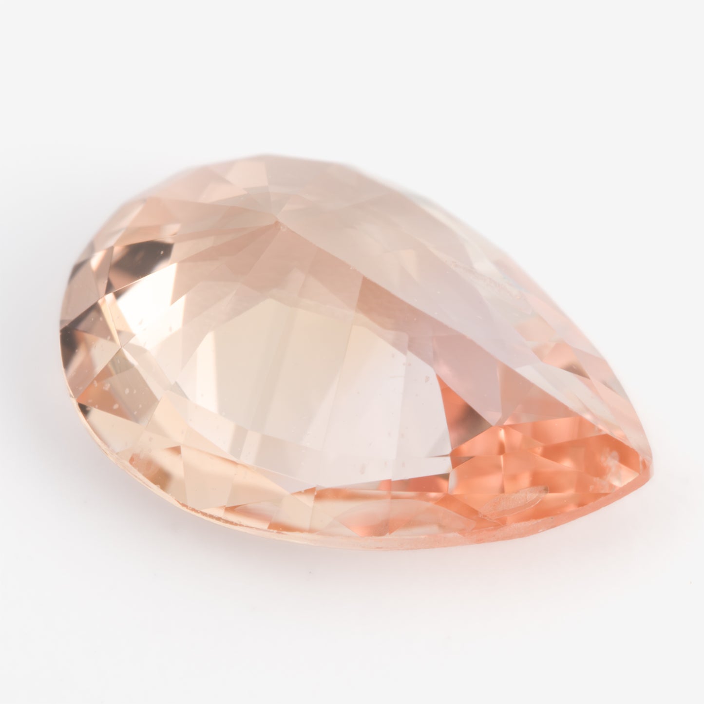 7.68x5.53mm Pear-Shape Peach Sapphire (SAPDP004)